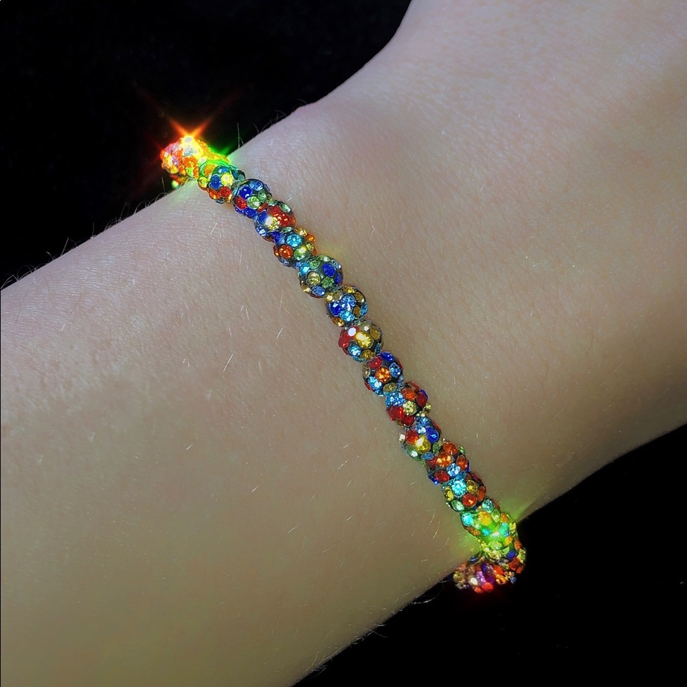 Minimalistic rainbow bracelet❤️🧡💛💚💙💜🌈